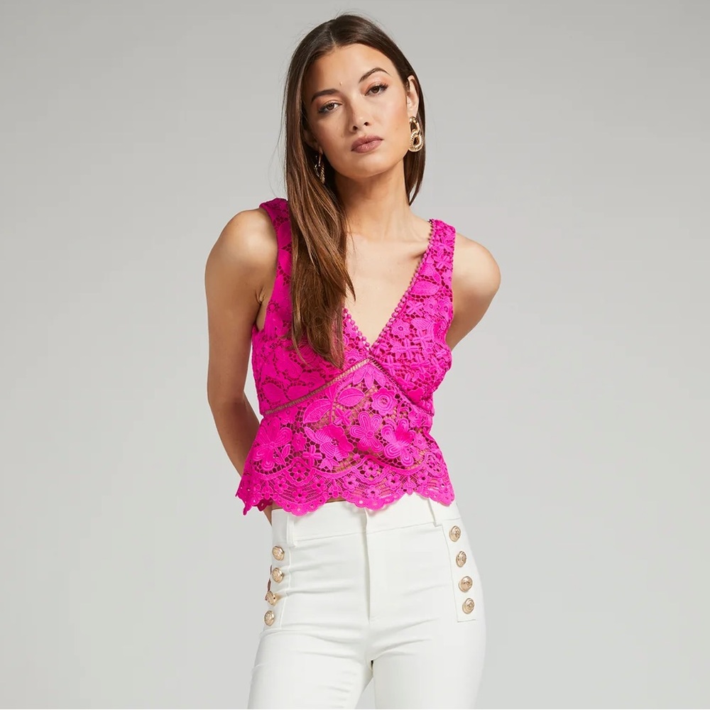 BNWT!  Generation Love New York Sam Lace Tank ~ Size 4